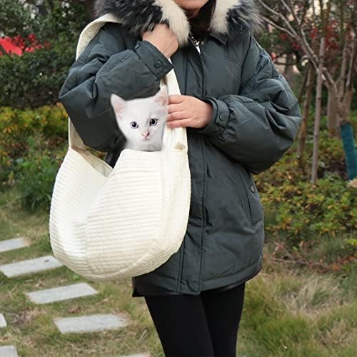 YHHSW Small Pet Dog Cat Sling Carrier Pure Сладко Lightweight and Comfortable for Small Cat Dog Travel Bag