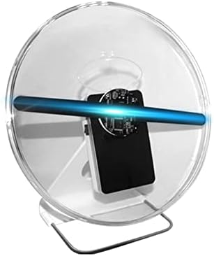 ЗАЩО-ЗАЯВИ Холографска проекция фен - Тенис на гол на очите 3D Рекламна машина Настолен вертикален вентилатор Екран Външен дисплей Малък и удобен дисплей (размер : T30
