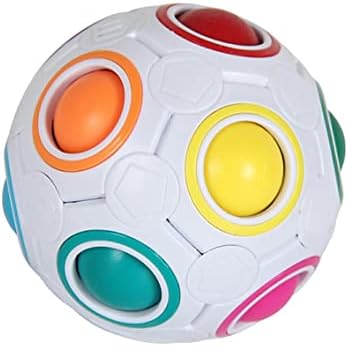 Magic Cube Топка Rainbow Football Toy 12 Holes for Children Stress Reliever Toy