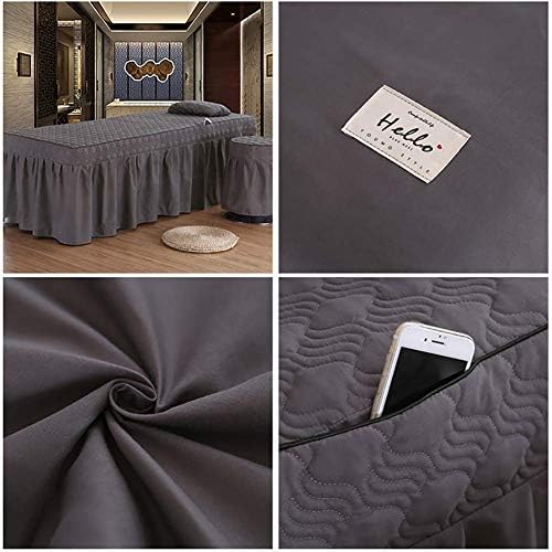ZHUAN Massage Table Sheet Sets Table Bed Skirt Pillowcase Делото Стол за Масажни Легла,спа-Покривки за легло с Отвор за
