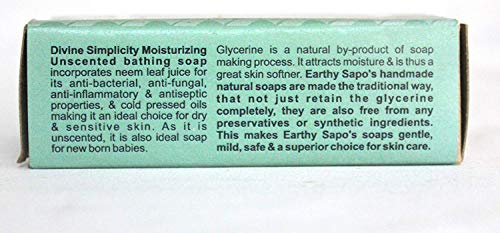 Земни Sapo Divine Simplicity Овлажняващ сапун за къпане без мирис-100 г (3,52 унция)