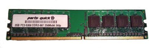 Памет 2GB за HP Pavilion a6210la DDR2 PC2-5300 667MHz DIMM Non-ECC RAM Upgrade (PARTS-QUICK Brand)