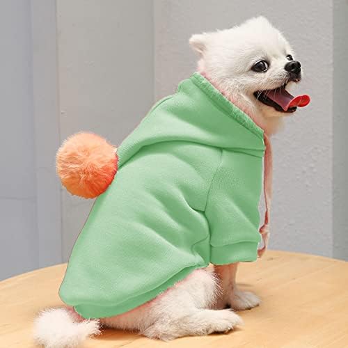 Дрехи За Домашни Любимци, Блузи с Качулка, за Кучета 3D Сладък Забавен Костюм Мека Удебелена Топла Пижама Сладък Пуловер