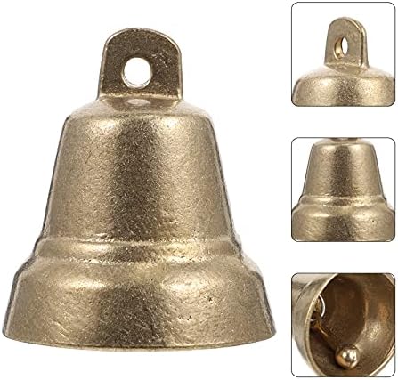 Златни Висящи Звънчета Wind Bells: Медна Камбанка САМ Wind Chimes Bells Бронзов Тон Камбанка с Дупка за Дома Ученически