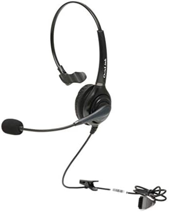 Слушалки OvisLink е Съвместим с телефони Grandstream | Слушалки RJ9 Quick Disconnect В пакет | Nr | Гъвкав и Въртящ се микрофон