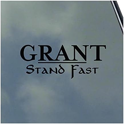Grant Scottish Clan Line Text Vinyl Стикер Decal Family