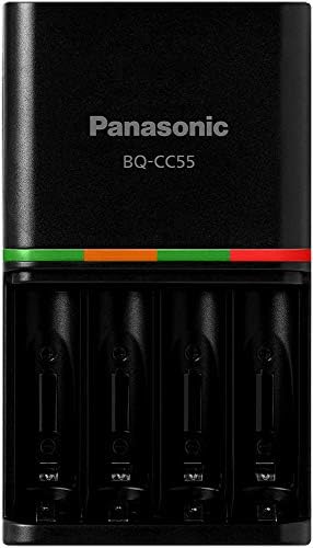Panasonic Eneloop Pro AAA NiMH Батерии 1.2 V 16pk Акумулаторни и 4-Часово Бързо Зарядно устройство с 4 led лампи Индикаторными