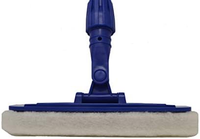 The Simple Scrub Tile + Моп Cleaning Brush Възглавничките Зареждане | Чиста Плочки за баня, Кухня, Трудно достъпните места | Ниска истираемость за Фугиране + Вана | Бял, 5 опаковки