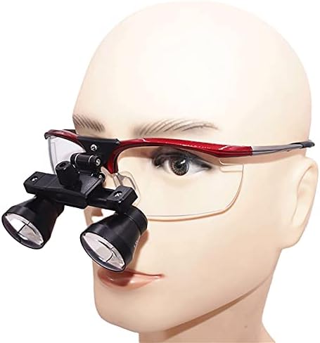 Стоматологичен лупа Професионална операция Лупи Инструменти 3.5 X Хирургически медицински бинокулярна лупа очила-стил,