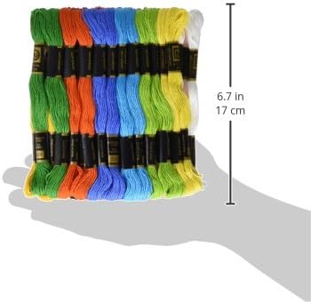 Janlynn Cotton Embroidery Floss Pack 8.7 Ярда 36/Pkg-Пастелни цветове