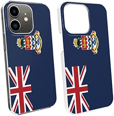 Съвместимост с iPhone 12 Mini Design Pattern Case, Alligator Islands Flag Phone Case
