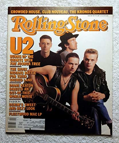 Bono, The Edge, Adam Clayton & Larry Mullen - U2 - The Joshua Tree - Списание Rolling Stone - 499 - 7 май 1987 – Индианците