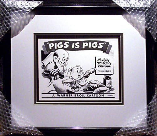 Porky Pig in Свине is Свине Custom Framed Studio Publicity Still - Warner Brothers