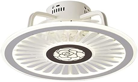 FAZRPIP Модерен Вентилатор на Тавана със Светлина, Дистанционно Управление Mute 3 Скорост на Вятъра Цветна Затемняемая Лампа с Вентилатор за Спални Хол Трапезария (48 см)
