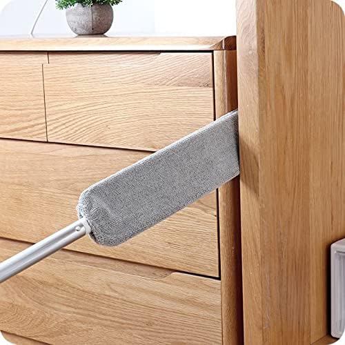 SHIXUE Микрофибър Duster with Aluminum Род Extension Pole, Washable Duster, Сгъваем, Cleaning for Furniture, вентилатор