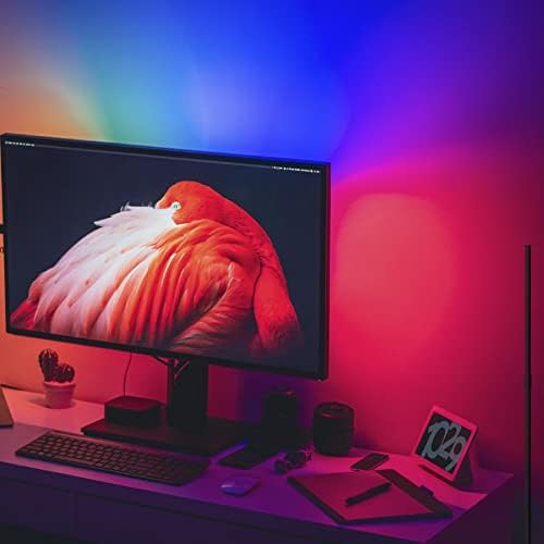 TODAAIR RGB LED Corner Light Промяна на Цвета на Торшера Настроение Околното Осветление за Готини Игри Стая Хол Bluetooth
