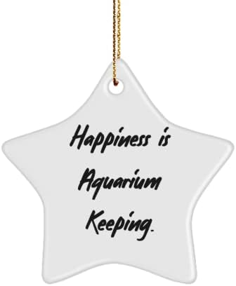 Смешно Аквариум подаръци, Щастието-това е Аквариума., Саркастичен звезден украшение за приятели