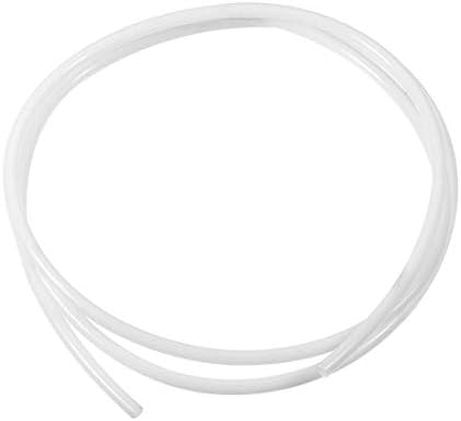 KFidFran PTFE Tube 4.9 Ft-ID 4mm X 6 mm OD Fit 3 мм Filament for 3D Printer Бяла(PTFE - Schlauch 4.9 Ft-ID 4mm X AD 6