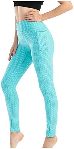 Keepfit Yoga Pants for Women with Pocket Comfy Apparel Petite Yoga Pants Gym Workout Straight Pants