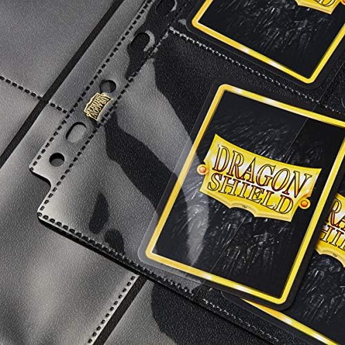 Arcane Tinman AT-10301 Portfolio: Dragon Shield 18-Pocket Collectors Black (50)