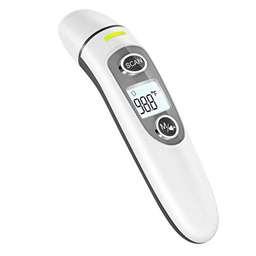 Термометър за възрастни,Безконтактно цифров Инфрачервен Термометър за температура, Термометър за уши и челото, за бебе