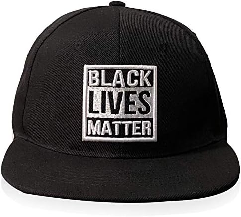 Black Lives Matter Hat 3D Бродирани бейзболна шапка с Плоска Периферия възстановяване на предишното положение