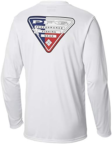 Columbia Men ' s Terminal Tackle PFG State Triangle LS