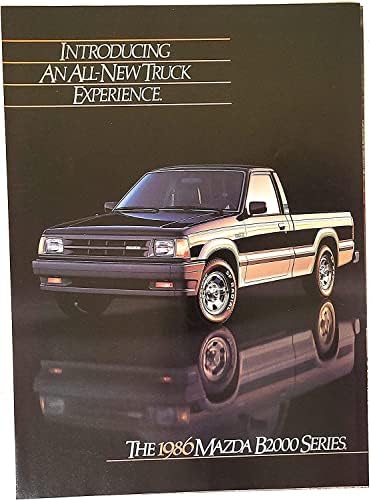 Комплект от 2 оригинални списания, печатни реклами: 1985-1986 Mazda B2000 Series Автобусче, LX, SE-5,Представяме ви напълно