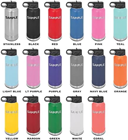 I Love my Friesian Laser Graved Water Bottle Customizable Polar Camel Stainless Steel Many Colors Sizes with Straw - Ver
