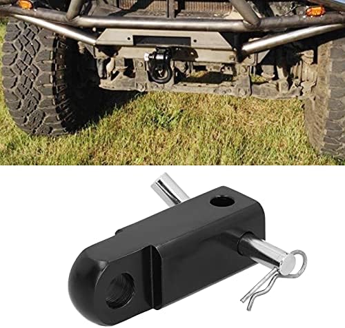 Fydun Hitch Receiver 2in Metal Shackle Hitch Receiver Bracket Trailer Universal Heavy Duty Pulling Hardware Tool Best