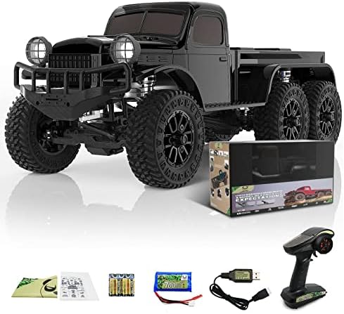 Panda RC Hobby Crawler 1/18 RC Rock Crawler 6x6,6WD Off Road RC Cars for Adults,1:18 Scale RC Камион Cruiser Vehicle,RTR