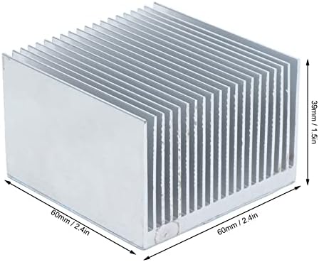 Охлаждане ребра, компактен радиатор висока ефективност размер на 4 броя алуминиеви за електроника модул за сила(с прилипателем)