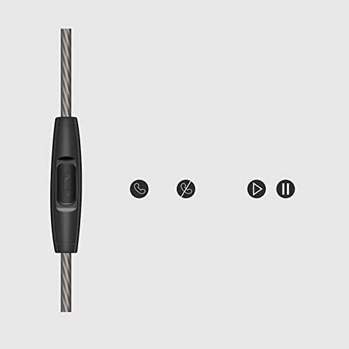 Слушалки Kesoto R1 Dual Drive Кабел 3.5 мм Леки слушалки в ушите Earloop Sweatproof Mini Neckband Слушалки Слушалки за