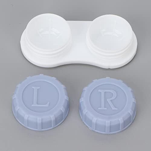 Случай на контактни Лещи, Професионален Компактен Пластмасов Синя Кутия за Контактни Лещи с Раждането Течна Бутилка за