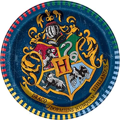 Harry Potter Birthday Party Доставки Decoration Bundle Pack for 16 Включва Десертни Чинии, Салфетки, Банер честит Рожден Ден