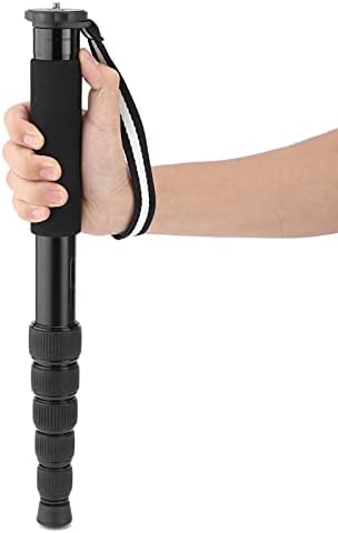 Teror Monopod Stick,P306A 6 Раздел Unipod Stick Помещение Монопод Преносим Лесен Камера за Видео Стойка