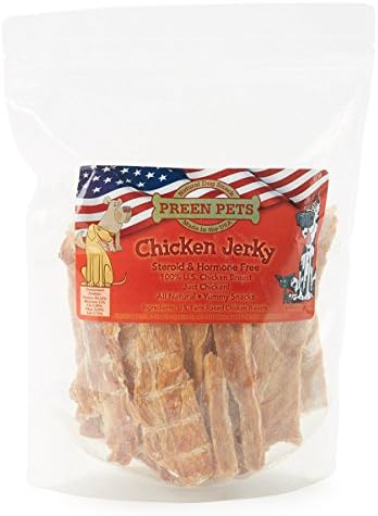 Preen Pets Chicken Jerky Dog Treats, 5 На 2 На 2/8 инча