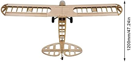 LQIAN RC Самолети Планер,1.2 M Wingspan въздухоплавателни средства, J3 Model Balsa Wooden Drone Plane, Model въздухоплавателни