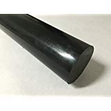 Кръгла пръчка съполимер ацеталя пластмасов 1 Диаметър 48, дължина - Черен цвят