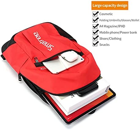 Smatree Travel Laptop Light Backpack, Водоустойчив Училищна Чанта за Колежа, Подаръци за Мъже и Жени, Училищен Раница