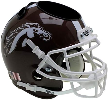 Schutt NCAA Western Michigan Broncos Football Helmet Desk Caddy