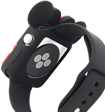 AKXOMY Съвместим с Apple Watch 38 мм 42 мм Мек калъф силиконов калъф за iwatch Калъф Съвместим Apple Watch Серия 3,Серия
