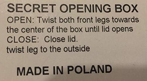 Полска Ръчно Secret Откриващата се в Ковчег За Бижута От Липа Спомен OLD WORLD JEWELRY BOX Уникален Шедьовър