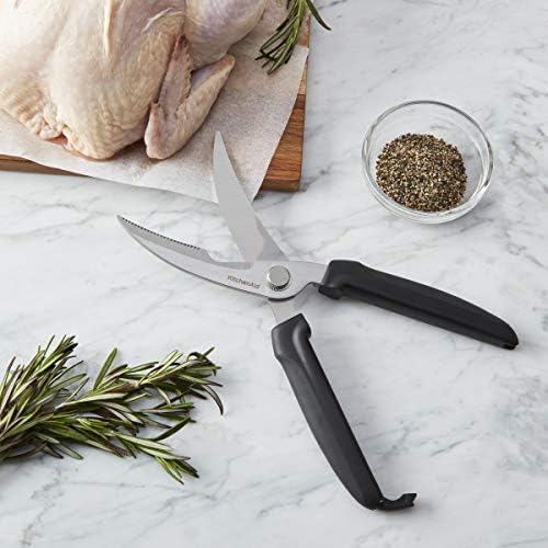 KitchenAid Универсални Ножици от неръждаема стомана за птици, Черен