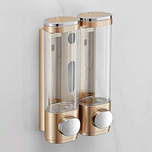 MINGYAN Premium Quality Soap Dispenser Shower Dispenser Soap Dispenser Shower Soap White Gold Silver Clear 2 Chamber Wall