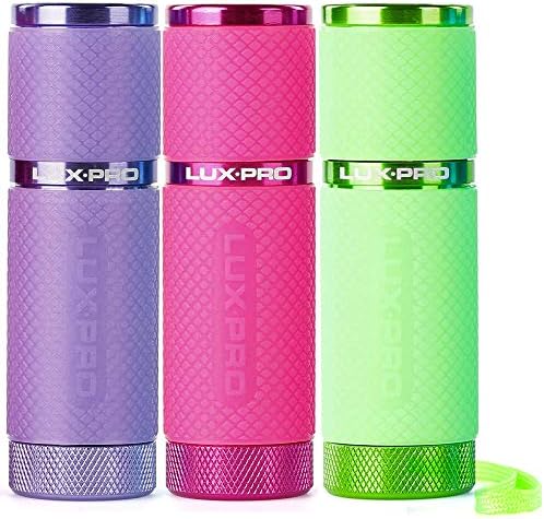 LUX-PRO LP395 Gels Glow in Dark 9 LED фенерче (лилаво, розово, зелено)