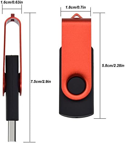 Флаш памет 16 GB Флаш Памет Опаковка от 10 Отточна тръба на шарнирна връзка USB Устройство Kepmem 16 GB Memory Stick Метален