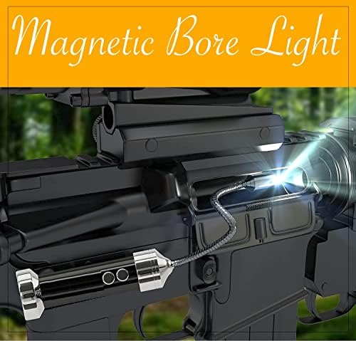 Универсален Комплект за почистване на пистолет с Мощен Led Магнитна дупка Light - Gun Cleaner Kit with Travel Size Heavy