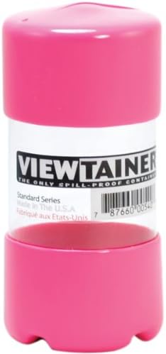 Контейнер за съхранение Viewtainer, 2 x 4 инча, Розово