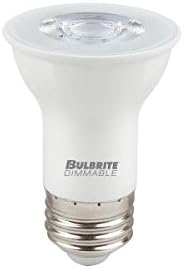 Bulbrite LED PAR16 Dimmable Medium Screw Base (E26) Тесен Прожекторная лампа, еквивалент на 60 W, 2700 До